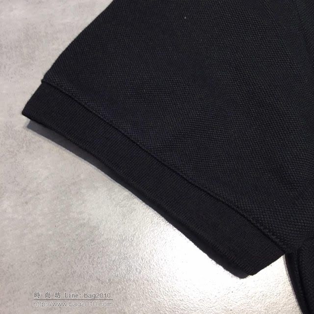 Versace短袖衣 19春夏新款 範思哲男士黑色polo衫  tzy1880